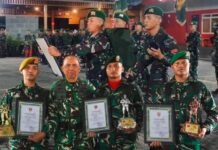 Kedua Kalinya Prajurit Batalyon Armed 21/Kawali Raih Prestasi Berturut-Turut