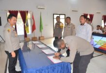 Kapolres Morowali Utara Pimpin Sosialisasi DIPA 2026 dan Penandatanganan Pakta Integritas