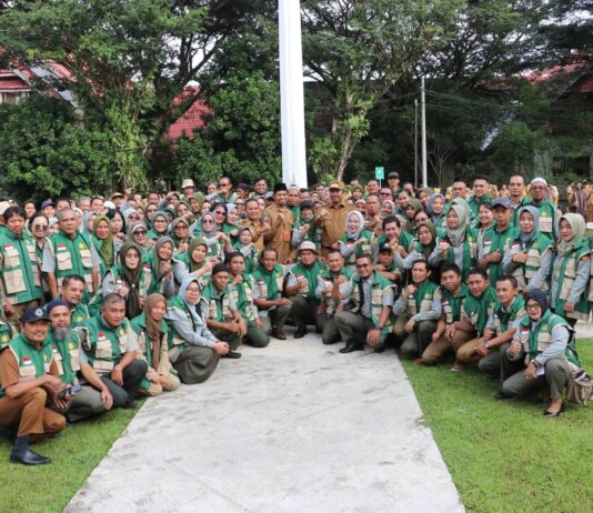 Bupati Luwu Utara Resmi Lepas Status Kepegawaian 127 Penyuluh Pertanian Luwu Utara ke Pusat