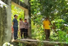 Kapolres Luwu Utara Tinjau Kondisi Jembatan Penghubung Desa Sukamukti dan Sukaharapan