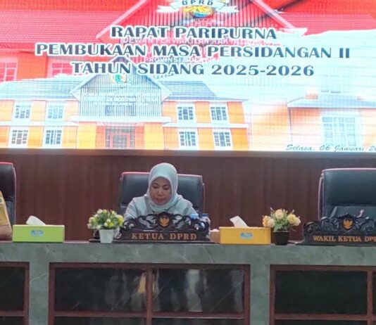 Ketua DPRD Morut Pimpin Paripurna Pembukaan Masa Persidangan II Tahun 2025–2026