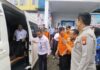 Gubernur Sulsel Bersama Kapolda Sambangi Posko Pencarian Pesawat ATR42-500 di Balocci Pangkep