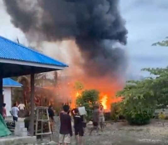 Gudang Damar di Desa Tambayoli Terbakar, Kapolsek Soyo Jaya Pastikan Tak Ada Unsur Kesengajaan