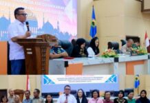 Bupati Morut Gelar Rakor Gerakan Indonesia ASRI Sekaligus Penyerahan Dana BKK Kepada UMKM di Kecamatan Petasia