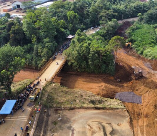 Respon Cepat PT Vale Bikin Jalan Alternatif Pasca Jembatan Gate 1 Ambles