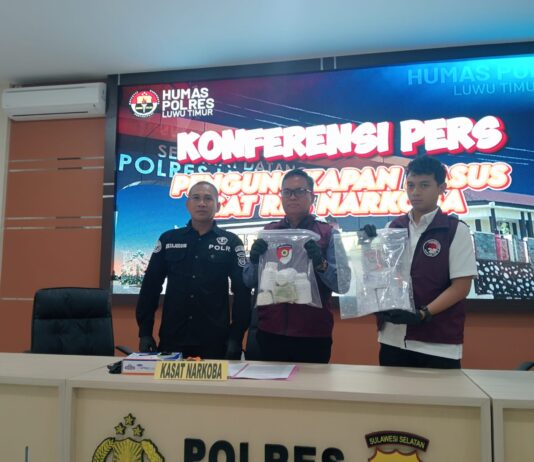 Sepanjang Tahun 2025 Satresnarkoba Polres Luwu Timur Amankan 139 Pelaku Penyalahgunaan Narkotika