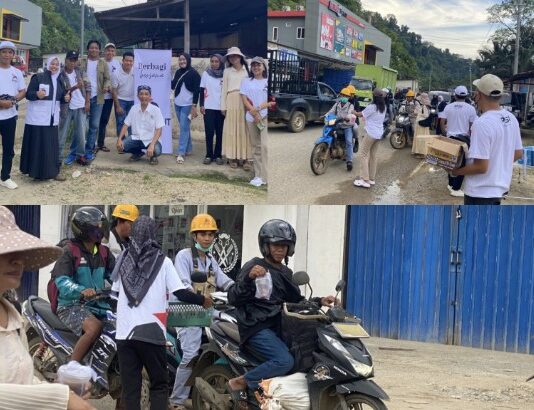 PSI Morut Berbagi Takjil di Bunta, Suryani Kahar: Puasa Mengajarkan Solidaritas dan Kepedulian