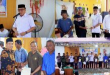 Bupati Morowali Utara Serahkan BKK dan Sertipikat Tanah Nelayan di Bungku Utara