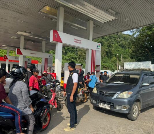 Polres Morowali Utara Sidak SPBU, Tertibkan Pelansir BBM Subsidi Jelang Mudik Lebaran