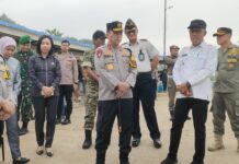 Kapolda Sulteng Tinjau Arus Mudik di Morowali Utara, Wabup H Djira K Turut Dampingi