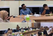 Arif Ibrahim Bahas Keterlambatan ADD dan Hadiri Halal Bihalal Mahasiswa Morut