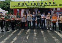 Kapolda Sulsel Pantau Kesiapan Pos Terpadu di Jeneponto, Tekankan Keselamatan Saat Mudik Lebaran