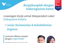 PT Vale Buka Loker Untuk Masyarakat Lokal Kabupaten Kolaka