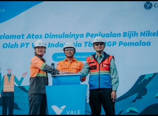 Penguatan Rantai Pasok Global, PT Vale IGP Pomalaa Catat Penjualan Perdana Bijih Nikel