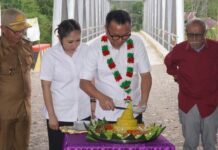 Bupati Delis Resmikan Jembatan Lembo–Tamba, Akses Desa Lembobelala Kini Makin Terbuka