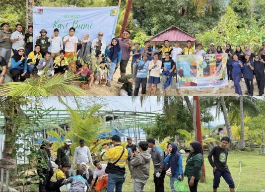 DLH Morowali Utara Gelar Aksi Hari Bumi 2026, Tanam Pohon Hingga Bersih Pantai di Tokonanaka