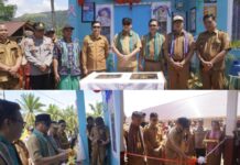 Bupati Morowali Utara Resmikan Pustu dan SDN di Desa Bimor Jaya