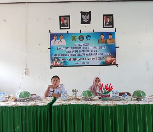 Selenggarakan Literasi Digital Lingkup SMPN 1 Lara, Diskominfo-SP : Ini Tujuannya
