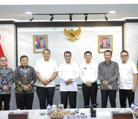Perkuat Sektor Pertanian dan Perkebunan, Bupati Luwu Utara Temui Menteri Pertanian Andi Amran Sulaiman