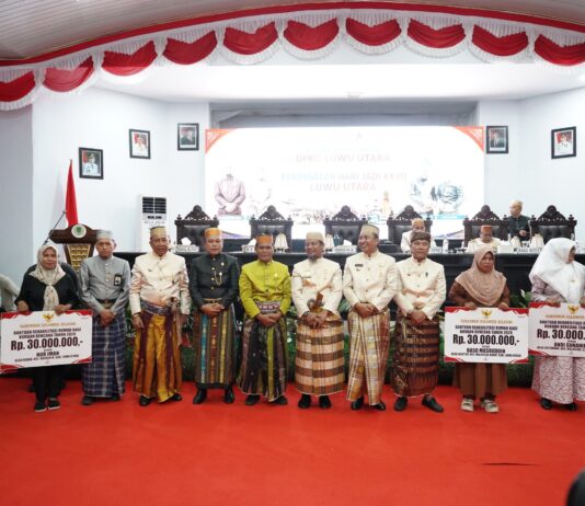 Hadiri Puncak HUT ke-27 Luwu Utara, Gubernur Sulsel Puji Kepempimpinan Andi Rahim