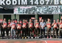 Anggota Kodim 1407/ Bone Terima Suntikan Pangan, Bentuk Perhatian Pimpinan