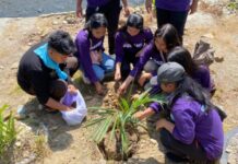 Tanam Pohon Peringati Hari Bumi 2026, SMAN 4 Luwu Timur Komitmen Hijaukan Sekolah