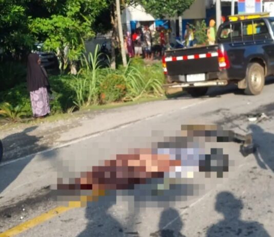 Tabrakan Motor dan Mobil Milik Polisi di Luwu Timur, Satu Korban Tewas !