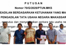 Kuasa Hukum Muh Sabir Tumbang di PTUN Makassar Usai Gugat Sertipikat Sibu Bin Juma