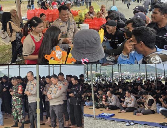 Hari Buruh di Morowali Utara Berlangsung Aman dan Kondusif, Kapolres Bagikan Makanan Gratis untuk Buruh