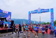 Trail Run Perdana di Morowali Utara Berlangsung Semarak dan Penuh Antusias