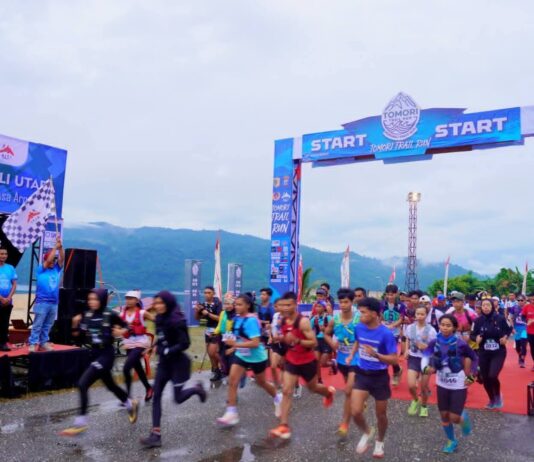 Trail Run Perdana di Morowali Utara Berlangsung Semarak dan Penuh Antusias