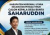 Saharuddin Siap Maju Sebagai Calon Kepala Desa Bunta Periode 2026-2034