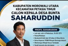 Saharuddin Siap Maju Sebagai Calon Kepala Desa Bunta Periode 2026-2034