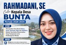 Rahmadani Nyatakan Sikap Maju Pilkades Bunta Periode 2026-2034