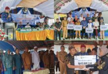 Delis Hehi Resmi Buka Lomba Desa dan Kelurahan Tingkat Kabupaten Morut
