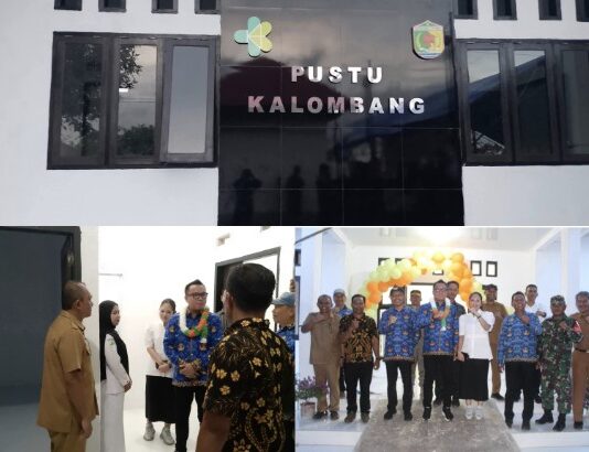Peresmian Pustu Desa Kalombang, Bupati Morut Tegaskan Layanan Kesehatan Tetap Jadi Prioritas