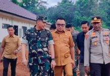 Bupati Morut Sambut Kunker Pangdam XXIII/Palaka Wira, Tinjau Kesiapan Yon TP 825/GYS di Beteleme