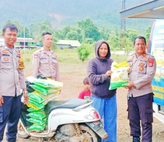 Jelang Idul Adha 1447 H, Polres Morowali Utara Gelar Pasar Beras Murah untuk Warga