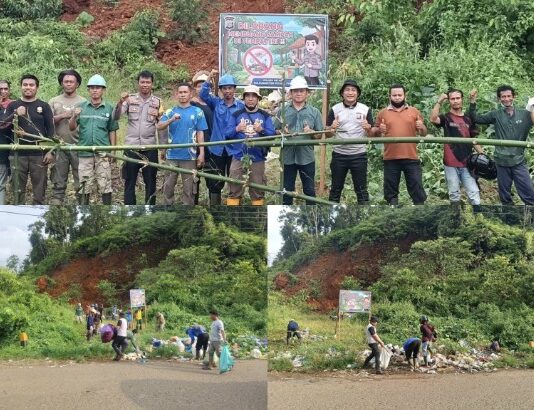 Bersatu Jaga Lingkungan, Polsubsektor Petasia Timur dan PT ANA Bersihkan Sampah