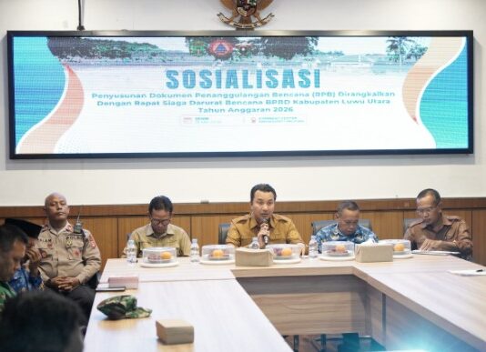 Pemda Luwu Utara Lakukan Rapat Penanggulangan Bencana, Tingkatkan Status Siaga Jadi Tanggap Darurat