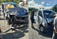 Diduga Sopir Ngantuk, Avanza Tabrak Gran Max di Wotu, Dua Korban Dirawat di RSUD I Lagaligo
