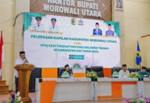 Wakil Bupati Lepas Kafilah Morowali Utara ke MTQ XXXI Tingkat Provinsi Sulawesi Tengah di Sigi