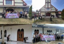 Sambut Hari Bhayangkara ke-80, Polres Morowali Utara Gelar Bakti Religi di Tempat Ibadah