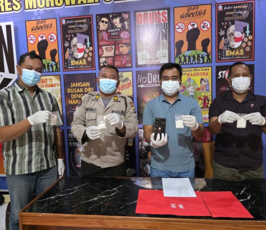 Satresnarkoba Polres Morut Tangkap Pelaku Narkoba di Desa Ganda-ganda, 6 Paket Besar shabu Disita