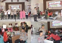 Sambut Hari Bhayangkara Ke-80, Polres Morowali Utara Gelar Donor Darah
