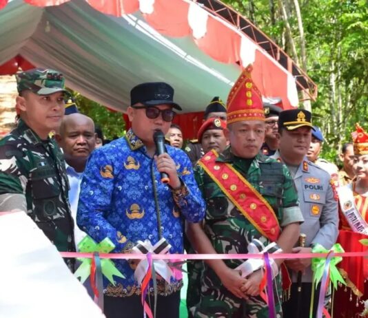 Danrem 132/Tadulako Resmikan Jembatan Perintis Garuda, Buka Akses dan Harapan Baru Bagi Warga Morowali Utara