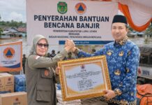 Luwu Utara Terima Bantuan Penanganan Banjir dari Deputi Bidang Logistik dan Peralatan BNPB Senilai Rp 607 Juta