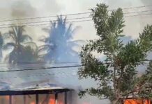 Tiga Unit Rumah di Desa Maliwowo Ludes Dilalap Sijago Merah