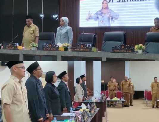 DPRD Morut Gelar Paripurna Penyampaian Rancangan KUA-PPAS APBD Tahun Anggaran 2027