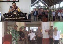 Kapolsek Petasia Pastikan Pilkades 2026 Berlangsung Aman dan Kondusif, Ajak Warga Jaga Persatuan